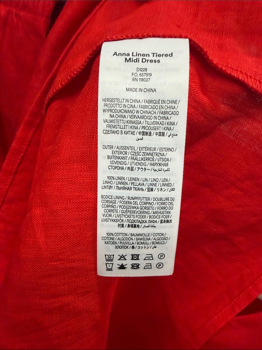 BODEN BRIGHT RED V-NECK! - Picture 12 of 13